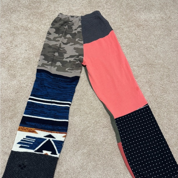 RCYCLD Women’s knit patchwork pants Sz S - Picture 3 of 11